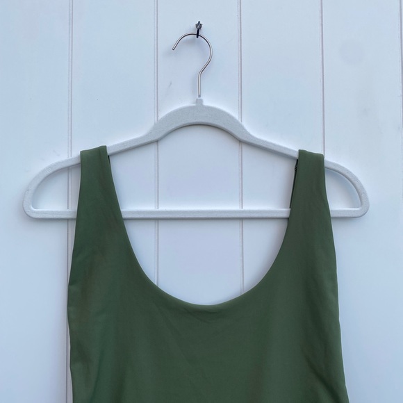 Aerie Super Scoop Cheeky One Piece Swimsuit in Green - Picture 4 of 11